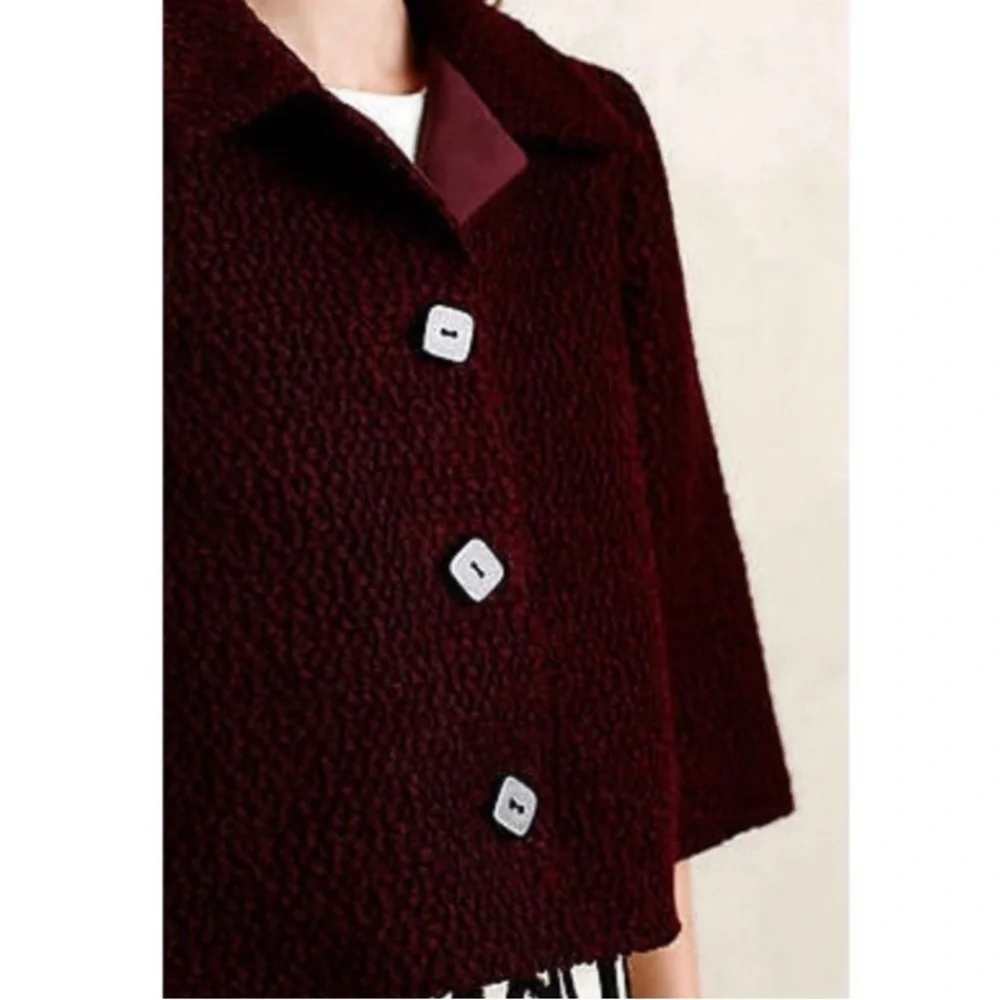 𝅺Anthropologie Raoul for Made in Kind Swing Jacket Coat Size 8P NWT - Picture 6 of 12